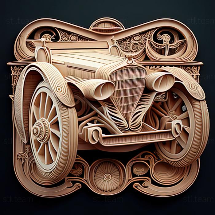 3D model Benz Patent Motorwagen (STL)